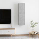Wall TV Cabinet 2 pcs Concrete grey 30.5 x 30 x 60 cm 803335