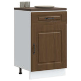 Kitchen Base Cabinet Kalmar Brown Oak Engineered Wood 853484