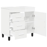 Bathroom Vanity Unit High Gloss White 60 x 35 x 60 cm 889379