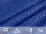 Sunshade Sail 160 g/m Square Blue 4x4 m HDPE 311496