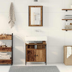 Bathroom Furniture Set with Storage 2 pcs Brown 60 x 30 x 60 cm 3332524