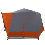 Cabin Tent 5-Person Grey and Orange 333 x 317 x 194 cm 42004031