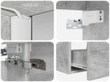 Bathroom Furniture Set 5 pcs Concrete Grey 3406890