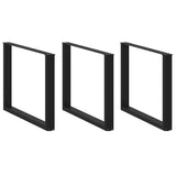 Coffee Table Leg Set of 2 Black Powder-coated steel Standard 4013212