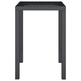 Garden Table Anthracite 50x50x72 cm Steel 362742