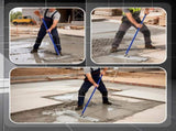 488 Concrete Bull Float with Trowel, Aluminium Alloy Concrete Finishing Tool, Adjustable 28627498