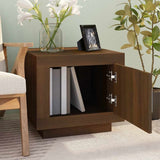 Coffee Table Brown Oak 51x50x45 cm Engineered Wood 817230