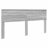 Bed Frame Grey Sonoma 200 x 200 cm Engineered Wood 3408045