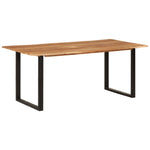 ZNTS Dining Table 180x90x76 cm Solid Acacia Wood 286472