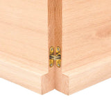 Bathroom Countertop 140x60x cm Untreated Solid Wood 3156055