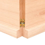 Table Top 140x60x cm Untreated Solid Wood Oak 3156318