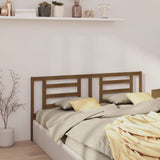 Bed Headboard Honey Brown 186x4x100 cm Solid Pine Wood 818838