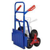 140512 Folding Sack Truck with 6 Wheels Blue
