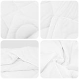 Duvet with Pillows with Pillow 3 pcs White Microfiber 3378050