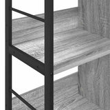 Bookshelf Grey Sonoma 82 x 32 x 79 cm Engineered Wood 883997
