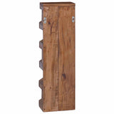 Wine Rack Natural 24 x 14 x 80 cm Solid Mahogany Wood 42012358