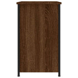 ZNTS Bedside Cabinet Brown Oak 40x36x60 cm Engineered Wood 826001