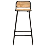 Bar Chairs 2 pcs Solid Mango Wood 321953