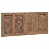 Bed Headboard Natural Solid Teak Wood 42024566