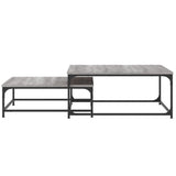 Nesting Coffee Tables 2 pcs Grey Sonoma Engineered Wood 832821