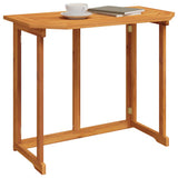 Bistro Table 90x50x75 cm Solid Acacia Wood 44039