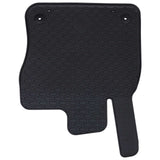 Car Mat 4 pcs Black suitable for AUDI Q2 2017 Rubber 42029116