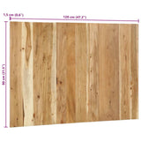 Headboard 120 cm Solid Wood Acacia 4017496