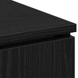 TV Cabinet Black Oak 100 x 38 x 49 cm Engineered Wood 869667