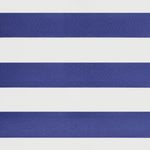 Retractable Awning Blue and White 5x3 m Fabric and Aluminium 3154450
