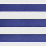 Retractable Awning Blue and White 5x3 m Fabric and Aluminium 3154450