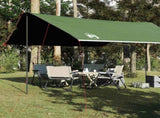 Camping Tarp Green 460x305x210 cm Waterproof 94688