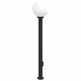 Bollard Light with Outlet 120 cm Black IP44 4006121