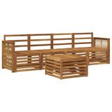Outdoor Sofa Set 5 pcs Natural Solid Acacia Wood 3383995