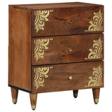 Bedside Cabinet Honey Brown 50 x 33 x 62 cm Solid Mango Wood 4018745