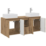 Bathroom Cabinet Set 3 pcs Artisan Oak 49.5 x 41 x 62.5 cm 3405656
