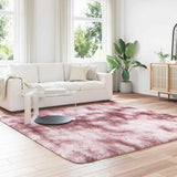 Shaggy Rug High Pile NAVARRA Dusty Pink 240x240 cm Polyester 4102889