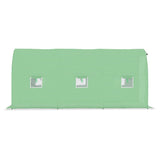 Greenhouse Green PE mesh fabric, Galvanised steel 9 m 48165