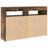 Sideboard Smoked Oak 116 x 30 x 75 cm Engineered Wood 3333880