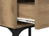 Bedside Table 2 pcs Artisan Oak 40 x 29 x 60 cm Engineered Wood 881829