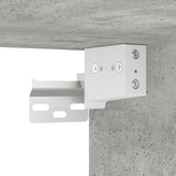 Shoe Cabinet Concrete Grey 60x35x70 cm Engineered Wood 808922