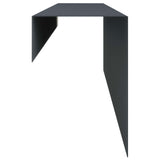 Garden Cover Profile 10 pcs 100 x 10 x 15 cm Steel Anthracite 8012911