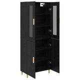 Highboard Black Oak 69.5 x 34 x 180 cm 3416199