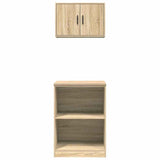 Garage Cabinets 2 pcs Sonoma Oak Engineered Wood 3328280