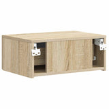 Wall-Mounted Bedside Cabinet 2 pcs Sonoma Oak 49 x 34.5 x 20 cm 898450
