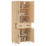 Highboard Sonoma Oak 69.5x34x180 cm Engineered Wood 3199908