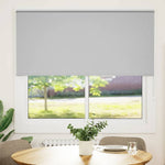 ZNTS Roller Blind Blackout Light Grey 150x130 cm Fabric Width 146.6 cm Polyester 4011372