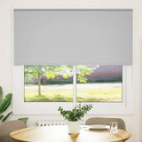 Roller Blind Blackout Light Grey 150x150 cm Fabric Width 146.6 cm Polyester 4011398