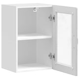 Kitchen Wall Cabinet with Glass Door Porto Grey Sonoma 854013