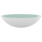 Basin Glass 50x37x14 cm White 345255