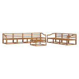 Outdoor Sofa Set 8 pcs Natural Solid Acacia Wood 3367312